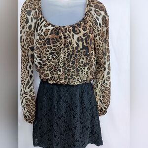2/$30 SPEECHLESS Leopard Print Dress (#210)